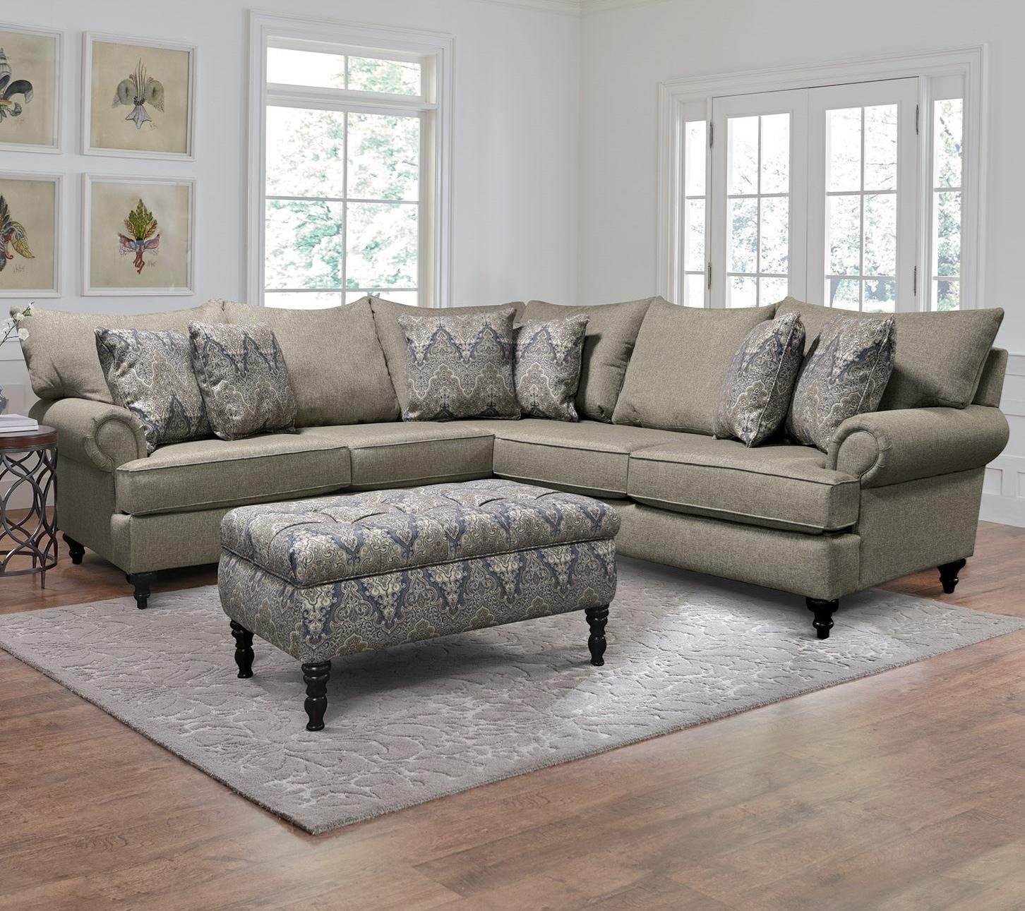 England Rosalie Sectional Sofa Novello Home Furnishings Sectional Sofas